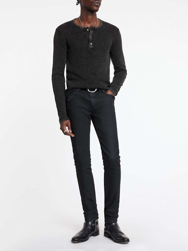 John Varvatos Memphis Waffle Henley