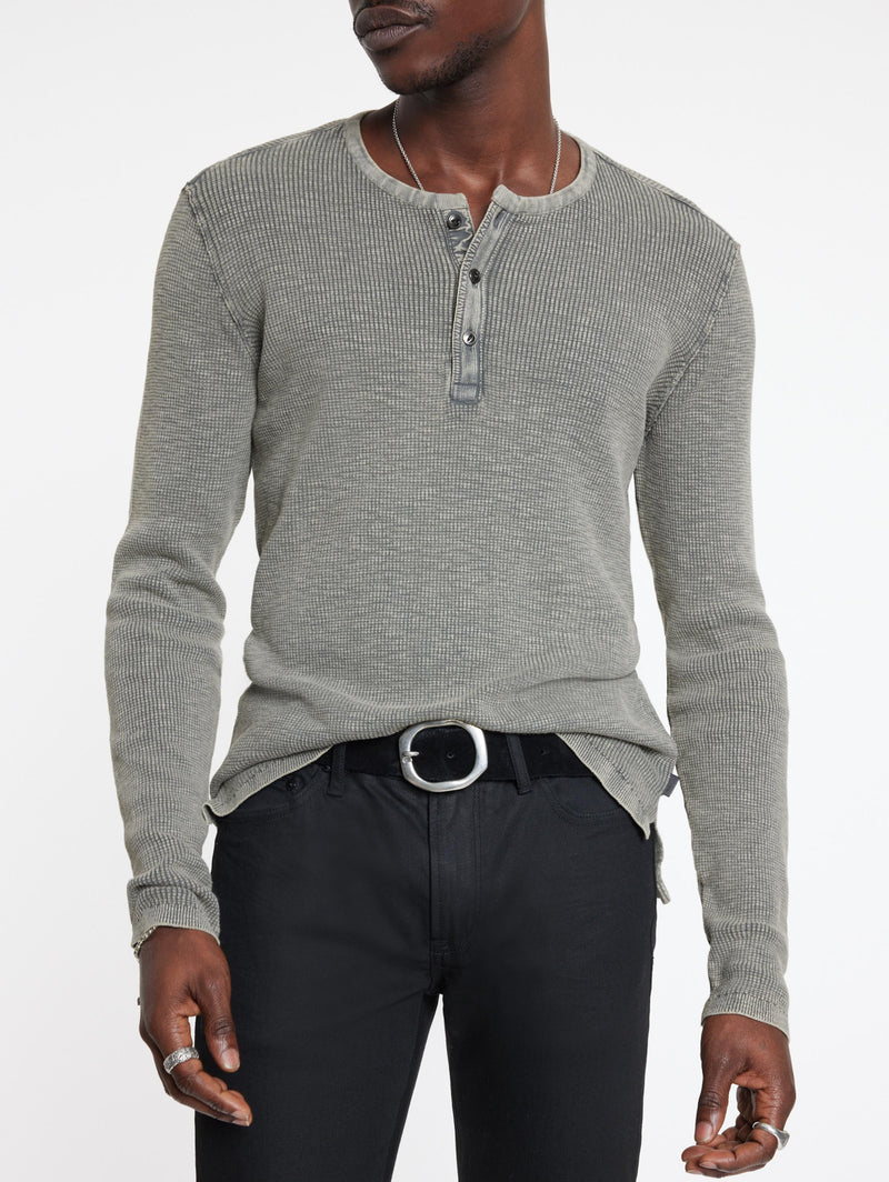 John Varvatos Memphis Waffle Henley