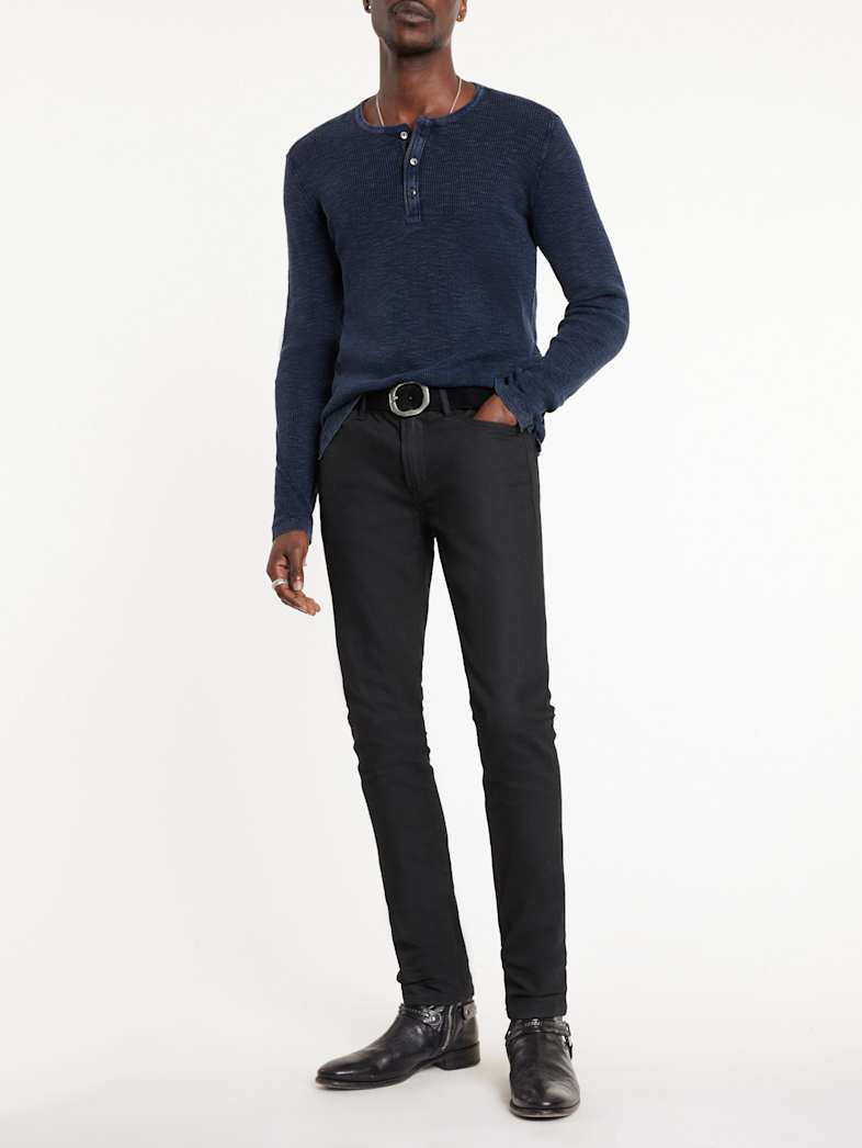 John Varvatos Memphis Waffle Henley
