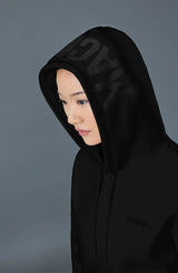 ZOSIA-Z Double-Face Jersey Logo Hoodie