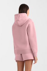 ZOSIA-Z Double-Face Jersey Logo Hoodie