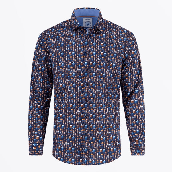 A Fish Named Fred Bottle Row Shirt