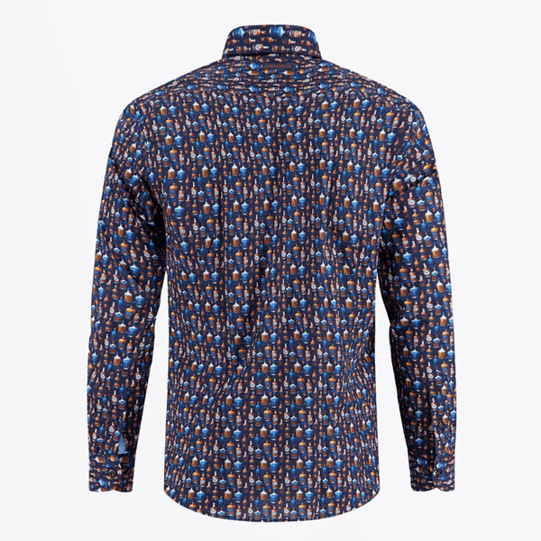 A Fish Named Fred Bottle Row Shirt