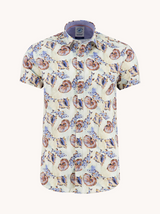 A Fish Named Fred SS Aqua Art Shirt
