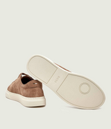 Boss Suede trainers with embossed logo