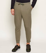 Boss Stretch-cotton tracksuit bottoms with logo detail