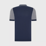 Knitted polo short sleeve