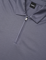 H-PARSAS shirt with half zip neck