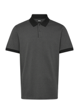 Boss Bubble-structure polo shirt in cotton