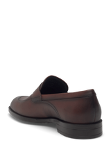 Boss Leather loafers with penny trim
