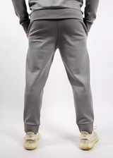 Boss Stretch-cotton tracksuit bottoms with logo detail