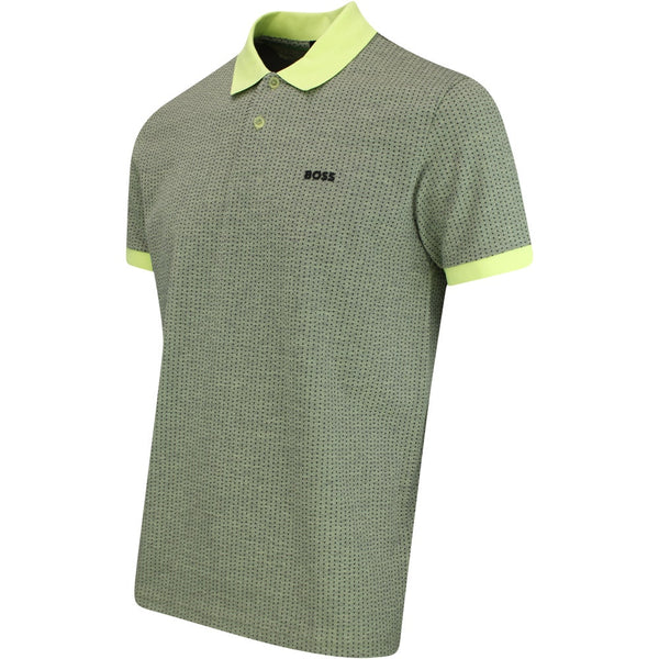 Boss Cotton-piqué Polo Shirt with Dot Print