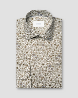 Eton Floral Print Signature Twill Shirt