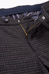 Bugatti Chinos with Modern Cut in Multi-Check