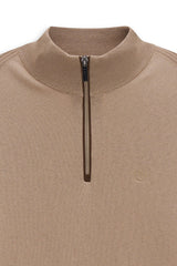 Striped Quarter Zip sweater