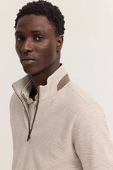 Long Sleeve Quarter Zip Sweater