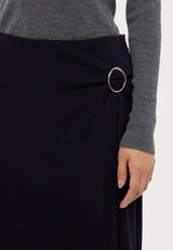 Max Mara Paolo Pencil Skirt in Navy