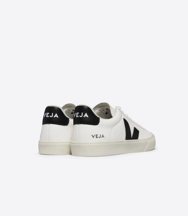 Veja Campo Leather White Black Unisex Sneakers