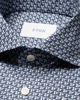 Geometric Signature Twill Shirt