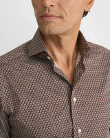 Geometric Signature Twill Shirt