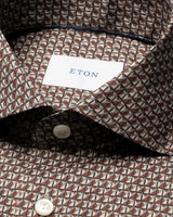 Geometric Signature Twill Shirt