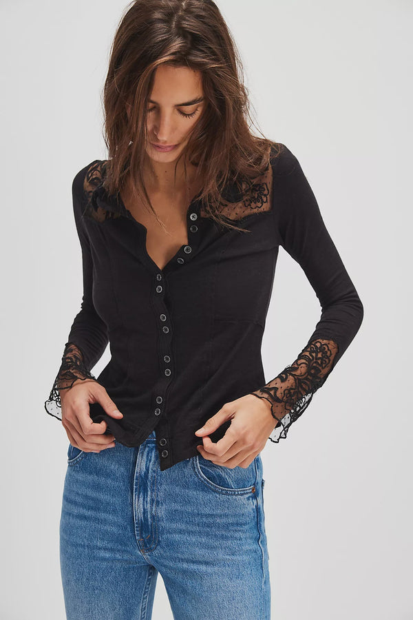 Free People Rosebud Cuff Top