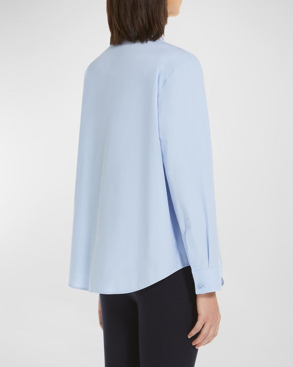 Max Mara Antille Button-Down Stretch Cotton Shirt