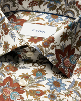 Eton Floral Print Signature Twill Shirt