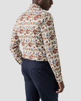 Eton Floral Print Signature Twill Shirt