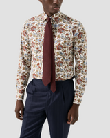 Eton Floral Print Signature Twill Shirt