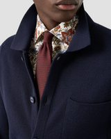 Eton Floral Print Signature Twill Shirt