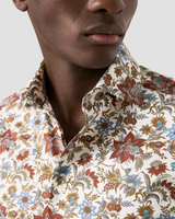 Eton Floral Print Signature Twill Shirt