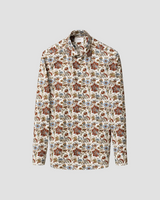 Eton Floral Print Signature Twill Shirt