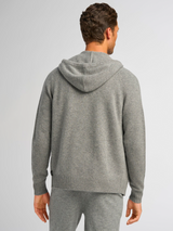 Good Man Brand Full Zip Sweater- Heather Grey