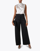 Max Mara Laerte Black Jersey Trouser