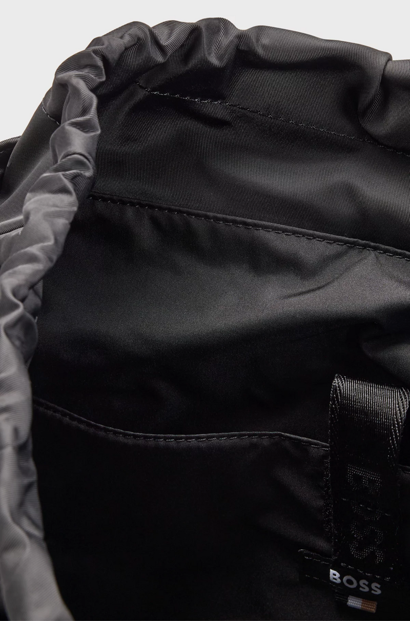 Boss Matte-Twill Backpack with Double Monogram and Full Lining