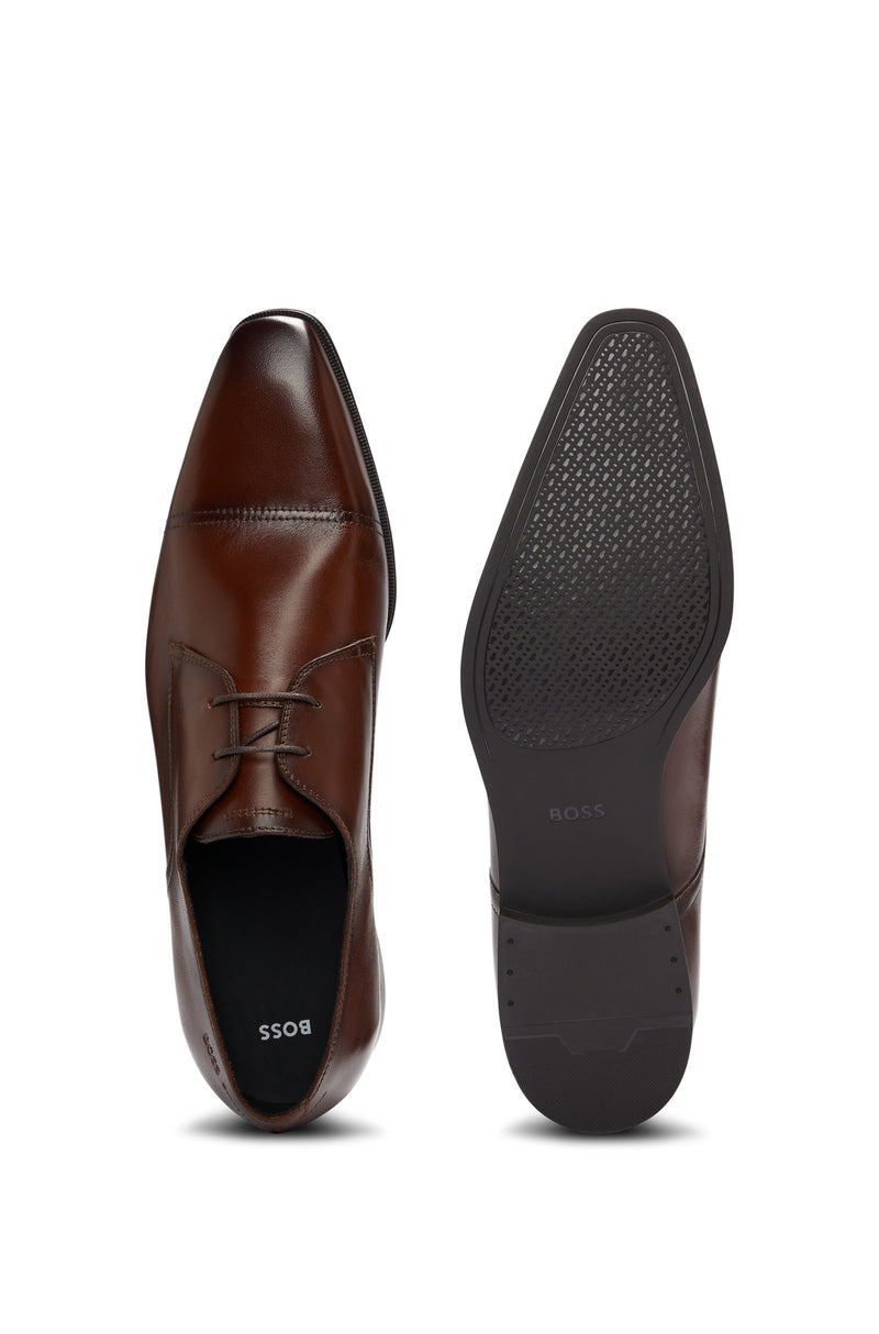 Boss Theon Derby Brown Dress Shoes