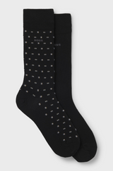 Two-pack socks in cotton blend