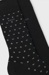 Two-pack socks in cotton blend