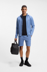 Boss  Active shorts in quick-dry fabric with reflective logo