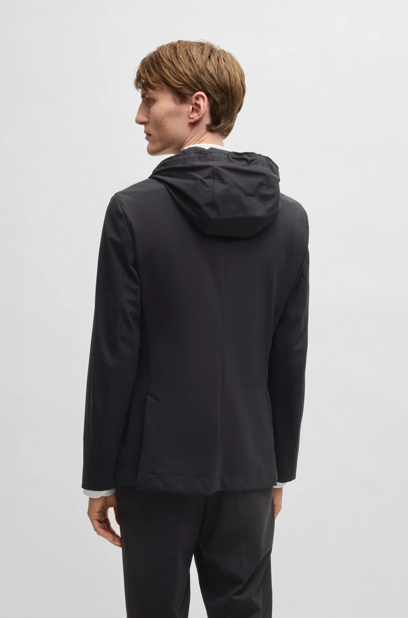 Boss Slim-Fit Jacket with Removable Hooded Inner