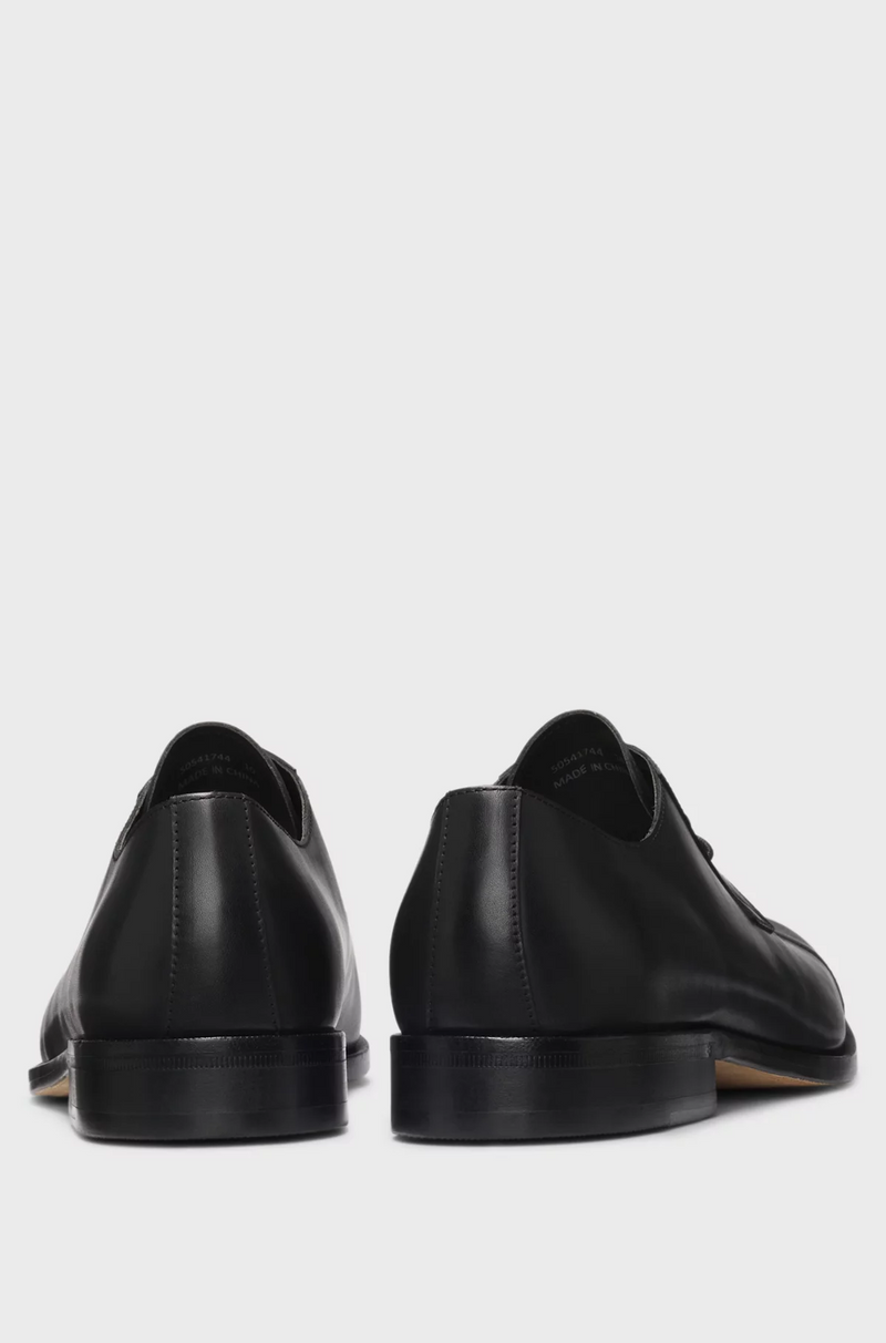 Boss Cap-Toe Derby Shoes in Leather