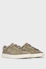 Boss Suede Trainers with Rubber Outsole