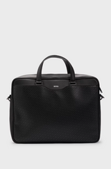 Boss Document Case with Monogram Panel