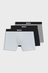 Three-pack of boxer briefs in stretch cotton