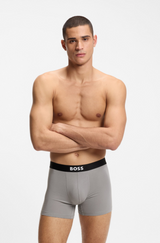Three-pack of boxer briefs in stretch cotton