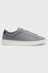 Kieran Leather Trainers with Rubber Sole