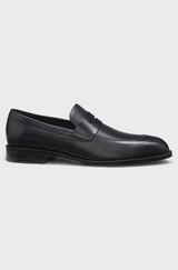 Boss Leather loafers with penny trim