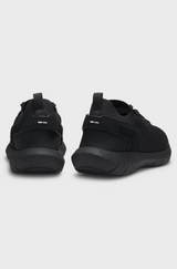 Boss MOTION trainers with knitted uppers and leather trims