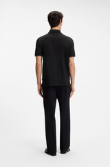 Regular-fit polo with zip closure